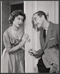 Ellen McRae [Burstyn] and Sam Levene in the stage production Fair Game