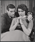 Robert Webber and Ellen McRae [Burstyn] in the stage production Fair Game