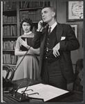 Ellen Burstyn and Hugh Reilly in the stage production Fair Game
