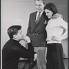 Paul Shyre, Forrest Tucker and unidentified in the stage production Fair Game for Lovers