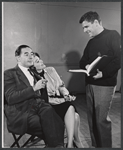 Leo Genn, Maggie Hayes and Paul Shyre in the stage production Fair Game for Lovers