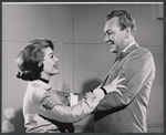 Maggie Hayes and Forrest Tucker in the stage production Fair Game for Lovers