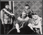 M. Josef Sommer [center] and unidentified others in the 1966 American Shakespeare production of Falstaff