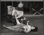 Jerome Kilty and Alix Elias in the stage production Falstaff