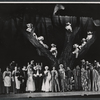 Peter Glossop [center] and unidentified others in the 1967 American National Opera Co production of Falstaff