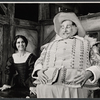 Peter Glossop and unidentified [left] in the 1967 American National Opera Co production of Falstaff