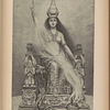 On the throne sat the supreme goddess, Lyone
