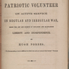 Extracts from the Manual for the patriotic volunteer ...