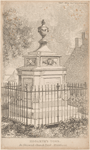 W[illia]m Hogarth's Tomb in Chiswick Church-yard Midd[lese]x