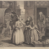 A Harlot's Progress, Plate 1 [Her arrival in London]