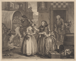 A Harlot's Progress, Plate 1 [Her arrival in London]