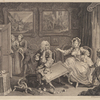 A Harlot's Progress, Plate 2 [Quarrels with her Protector]