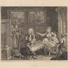 A Harlot's Progress, Plate 2 [Quarrels with her Protector]