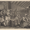 A Harlot's Progress, Plate 4 [Beating Hemp in Bridewell]