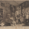 A Harlot's Progress, Plate 6 [Her funeral]