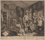 A Harlot's Progress, Plate 6 [Her funeral]