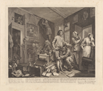 A Rake's Progress, Plate 2d [Prosperity, (with Horlot's smiles...]