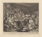A Rake's Progress, Plate 3 [Woman, form'd for Social Love...]