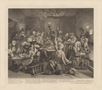 A Rake's Progress, Plate 6 [Gold, thou bright Son of Phoebus...]