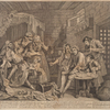 A Rake's Progress, Plate 7 [Happy the Man...]
