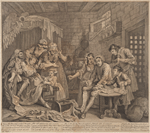 A Rake's Progress, Plate 7 [Happy the Man...]
