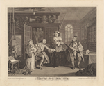 Marriage A-La-Mode (Plate III) [The Scene with the Quack]