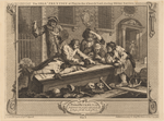 The Idle 'Prentice at Play in the Church Yard, during Divine Service [plate 3]