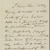 Jameson, Anna, ALS to. Apr. 20, 1853