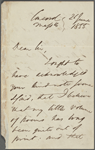 Morse, C[harles], ALS to. Jun. 26, 1855