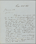 Munroe, James & Co., ALS to. Oct. 13, 1846
