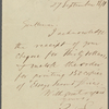 Osgood, J. R. & Co., ALS to. Sep. 27, 1871