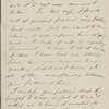 Palmer, Thomas, ALS to. Sep. 7, 1849