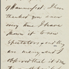 Taylor, Bayard, ALS to. May 4, 1865