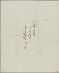 Thoreau, Henry D[avid], ALS to. Oct. 25, 1843