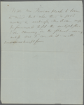 Thoreau, H[enry] D[avid], ALS to. [Sep.? 30?, 1846?]. Previously [Sep. 4?, 1846]
