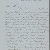 Thoreau, Henry D[avid], ALS to. Dec. 2, 1847