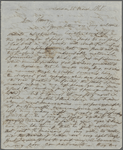 [Thoreau], Henry [David], ALS to. Mar. 25, 1848
