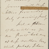 Wiley, B. B., ALS to. Feb. 6, 1867