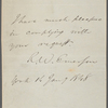 [unknown], ANS to. Jan. 14, 1848