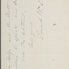 Edward Waldo Emerson, ALS to [Rev. James Freeman] Clark[e]. Apr. 28, 1882