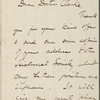 Edward Waldo Emerson, ALS to [Rev. James Freeman] Clarke. Jun. 13, 1885