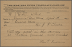 Ellen T. Emerson, ANS to Rev. J[ames] F[reeman] Clarke. Apr. 28, 1882