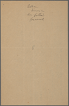 Ellen T. Emerson, ANS to Rev. J[ames] F[reeman] Clarke. Apr. 28, 1882