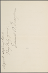 Edward Waldo Emerson, ALS to DeWitt Miller. Jan. 18, 1901