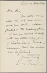 Edward Waldo Emerson, ALS to [DeWitt Miller]. Feb. 5, 1901