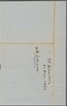 William Emerson, ALS to W. M. Prichard. Dec. 31, 1850