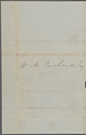 William Emerson, ALS to W. M. Prichard. Dec. 31, 1850