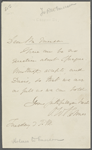 Holmes, Oliver Wendell, ALS to RWE. [Apr. 19, 1864]