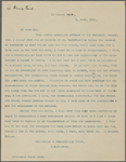 Reed, Henry R., letter to. Jan. 1, 1854 [i.e. Jan 14]. Typed copy