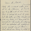 Blake, Harrison G. O., Copy of letter to, in the hand of the recipient. Oct. 14, [1877]